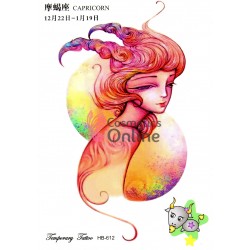 Tatuaje temporare pentru corp HB612 zodia Capricorn